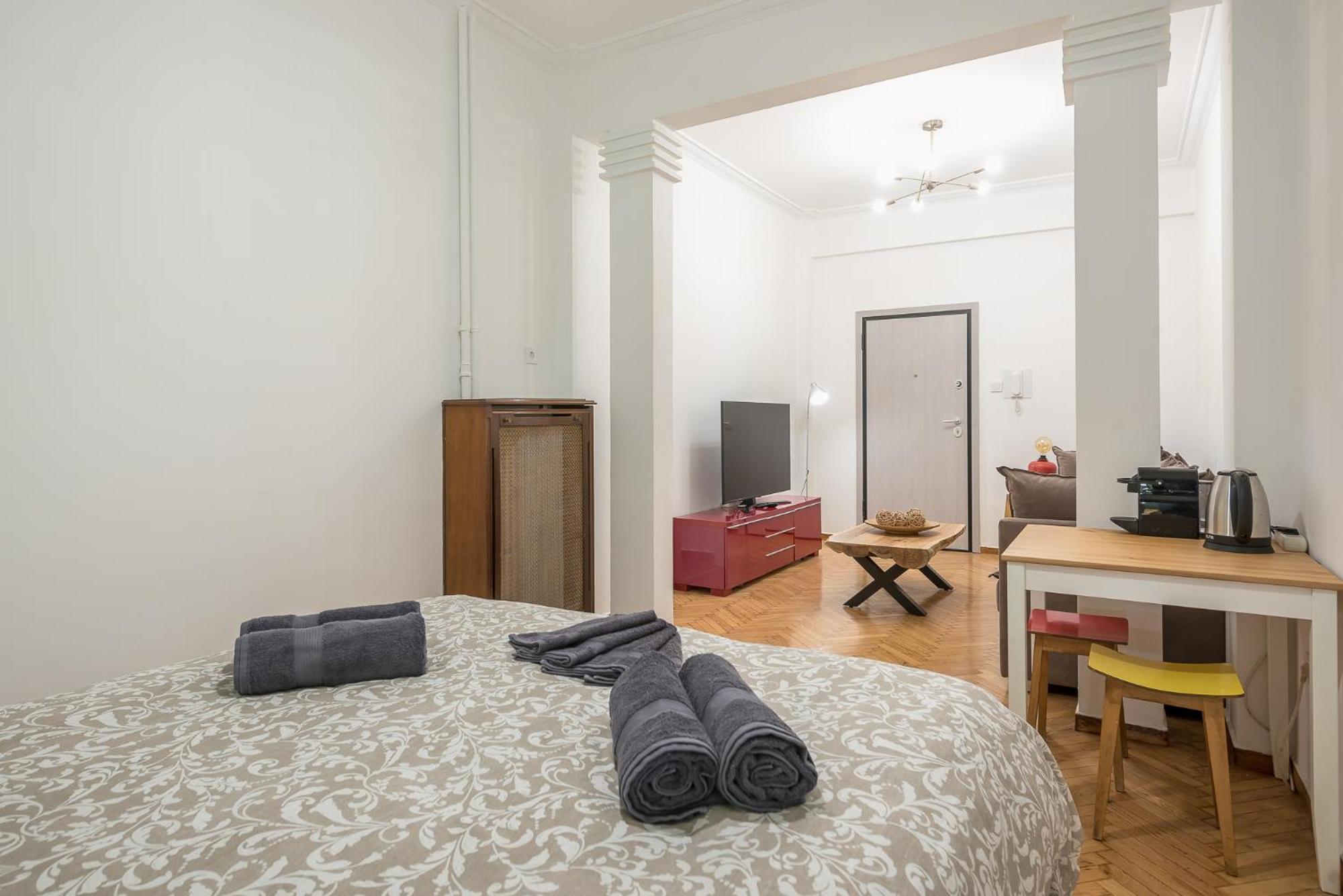 Stylish Luxury Apartment At Ampelokipi Metro Station Athens Luaran gambar